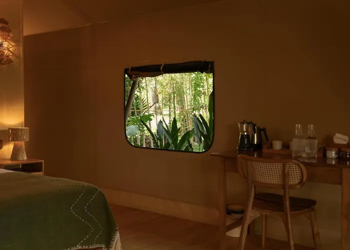 Vela Boutique - Oceanfront Campo de lujo Tianyar